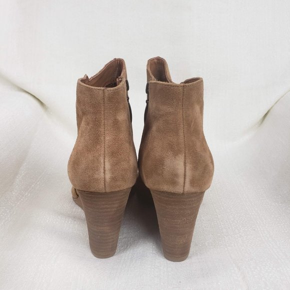 NWOB Franco Fortini Henna Wedge Bootie - Picture 4 of 5